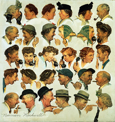 Norman Rockwell Museum Welcomes Back Norman Rockwell's "The Gossips" - Norman  Rockwell Museum - The Home for American Illustration