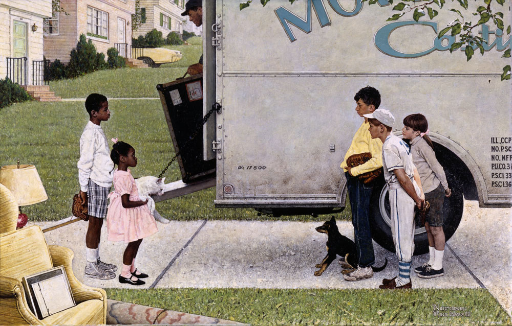 New kids on the block - norman rockwell