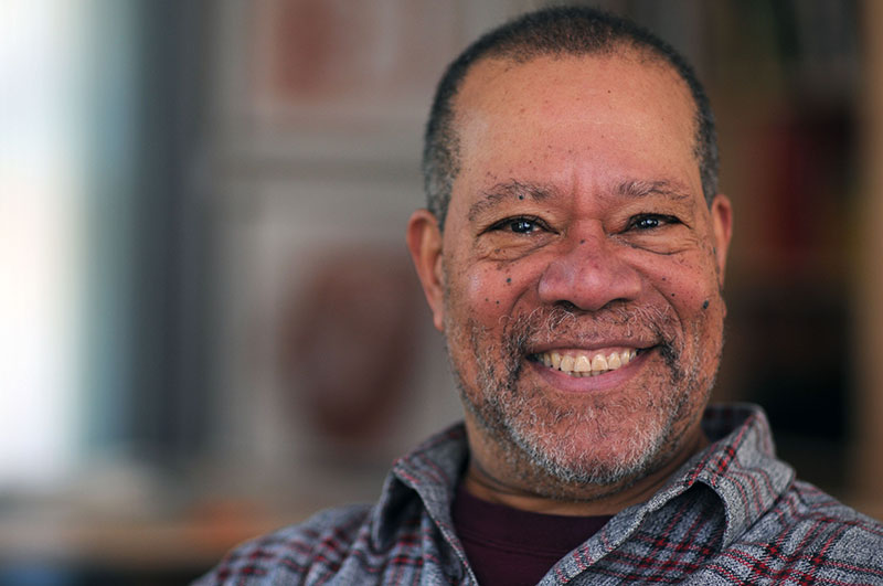 Jerry Pinkney in his studio.