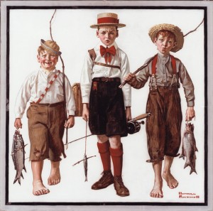 "The Catch," "Norman Rockwell