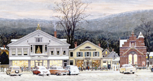 "Stockbridge Mainstreet at Christmas (Home for Christmas)," 1967.