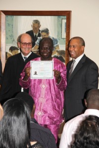 Naturalization Ceremony at Norman Rockwell Museum, September 2012