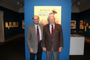 Wendell Minor and David McCullough at "Wendell Minor's America"