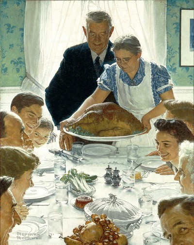 Norman Rockwell (1894-1978), “Freedom From Want,” 1943.