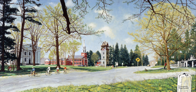 Norman Rockwell (1894-1978), "Springtime in Stockbridge," 1971