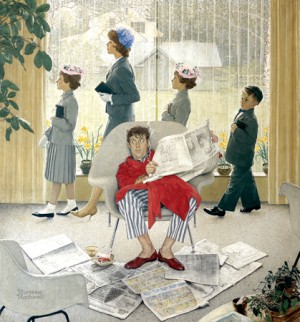 Norman Rockwell (1894-1978), "Easter Morning," 1959