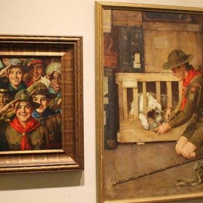 Boy Scout paintings on view at Norman Rockwell Museum