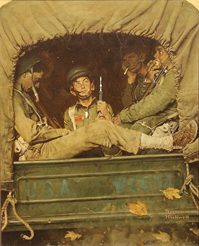 Norman Rockwell (1894-1978), "Willie Gillis in Convoy," c. 1943