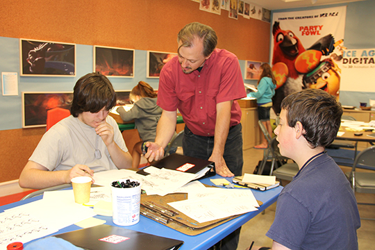 Scott Lincoln, NRM cartooning class