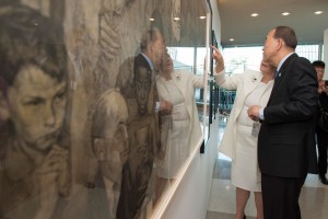 Opening of "We the Peoples: Norman Rockwell's United Nations" exhibition.