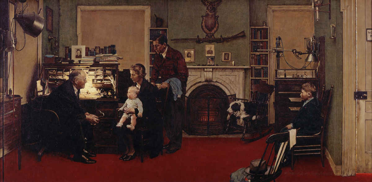 Norman Rockwell - Country Doctor