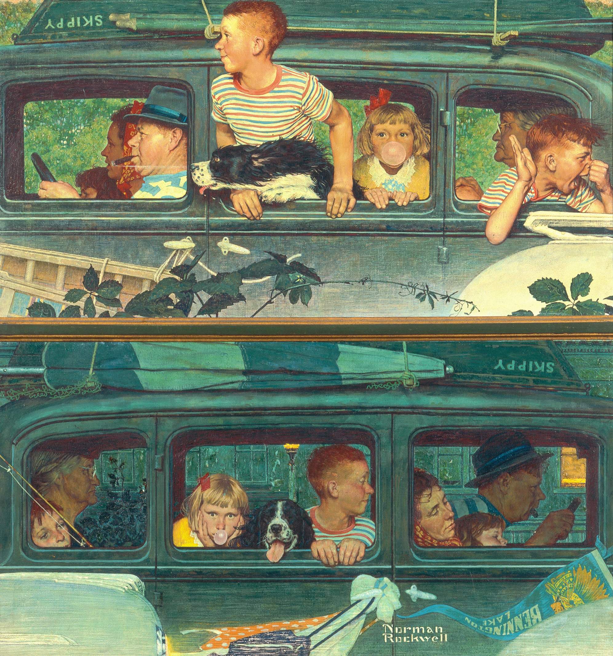 Going and Coming - Norman Rockwell