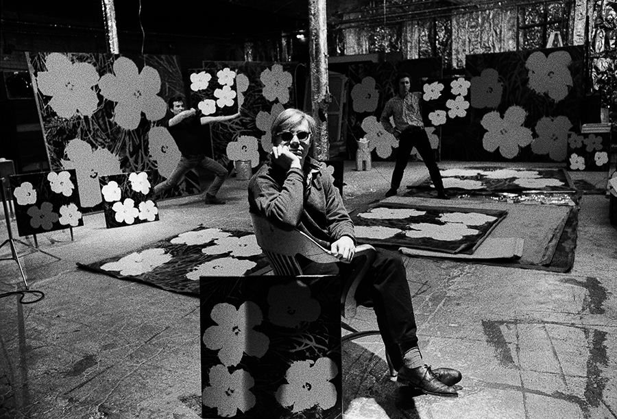 Photo of Andy Warhol, 1964