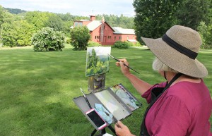 Plein air painting at NRM