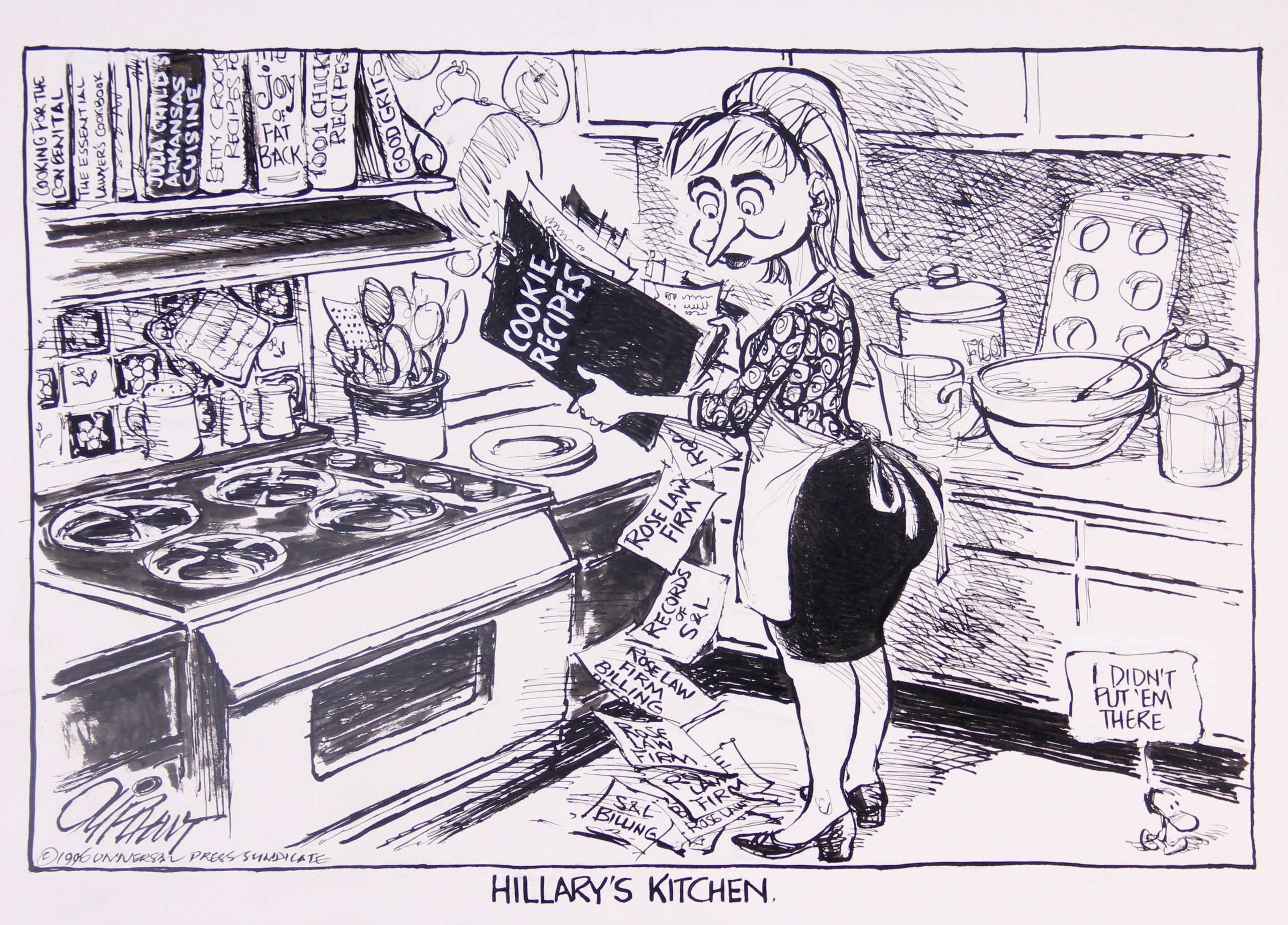 Pat Oliphant: Editorial Cartoons from the Nixon and Clinton Eras - Norman Rockwell Museum - The Home for American Illustration Pat Oliphant: Editorial Cartoons from the Nixon and Clinton Eras - Norman Rockwell Museum - The Home for American Illustration