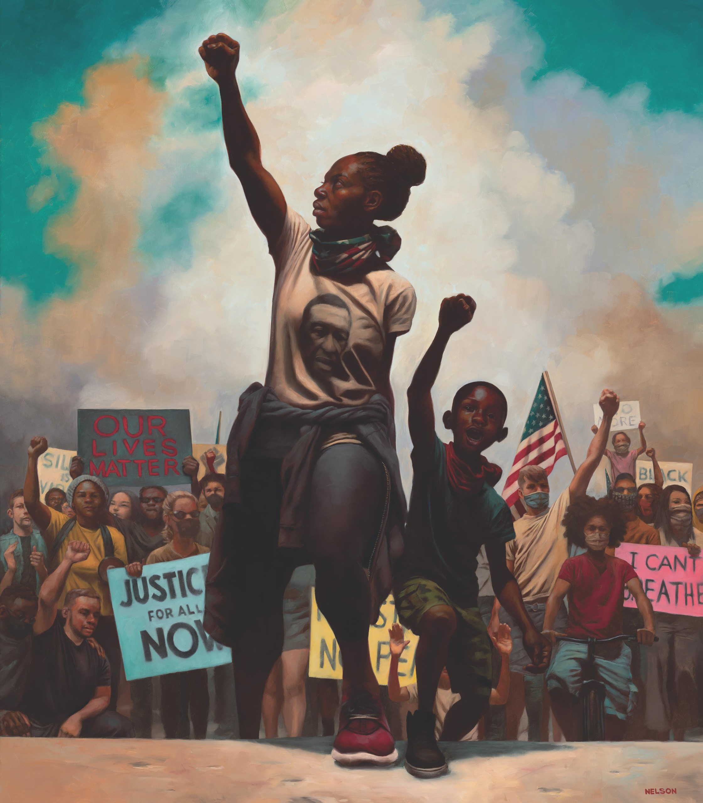 American Uprising, 2020 - Kadir Nelson